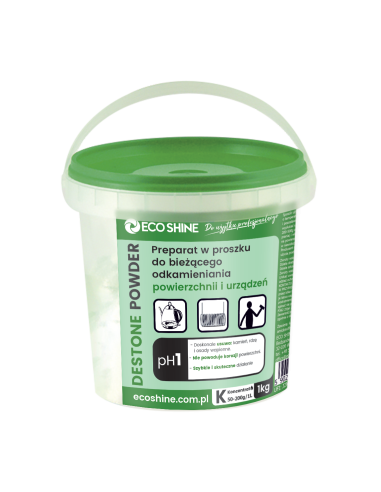 ECO SHINE DESTONE POWDER - 1kg - Odkamieniacz do wszystkich urządzeń i powierzchni