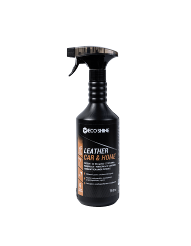 ECO SHINE LEATHER CAR & HOME - 0,75L -  Czyszczenie i konserwacja tapicerek skórzanych