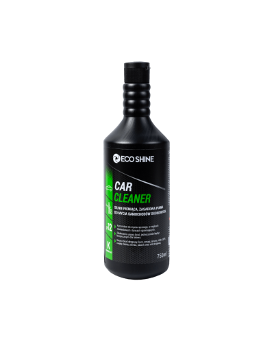 ECO SHINE CAR CLEANER - 0,75L - Silnie pieniąca, zasadowa piana do mycia samochodów osobowych