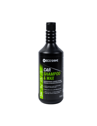 ECO SHINE CAR SHAMPOO & WAX - 0,75L - Skoncentrowany szampon z woskiem Carnauba