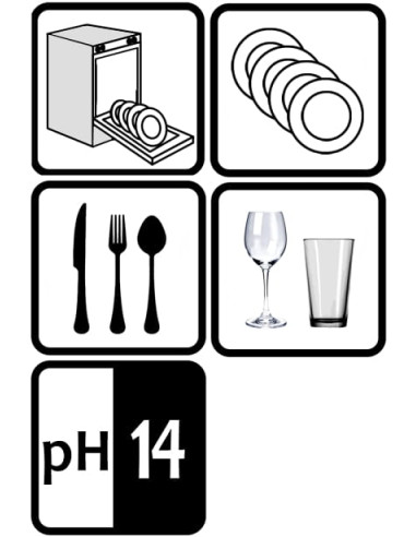 ECO SHINE DISHER GLASS - 12kg - Płyn...